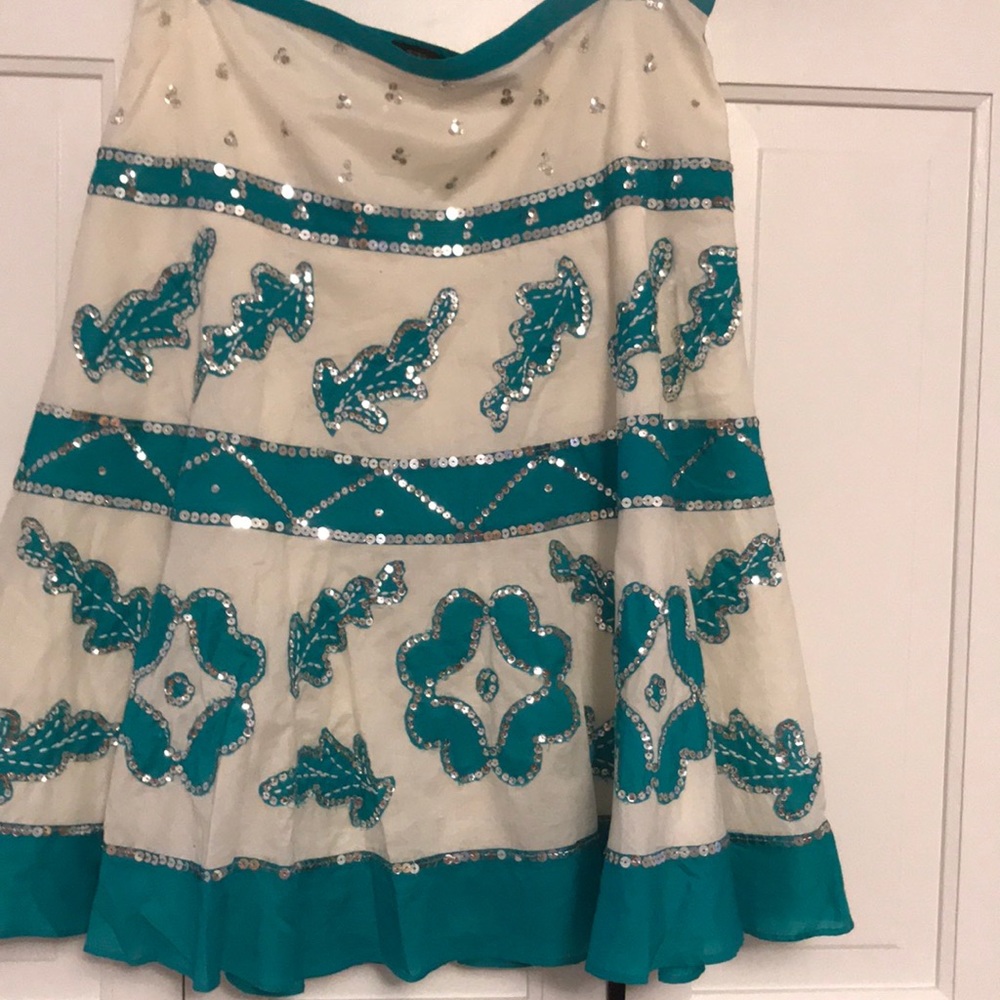 Beautiful BCBG beaded  skirt ,